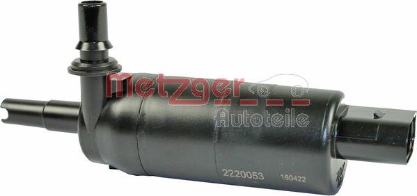 Metzger 2220053 - Водяной насос, система очистки фар autodif.ru