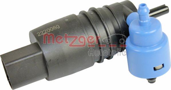 Metzger 2220060 - Водяной насос, система очистки окон autodif.ru