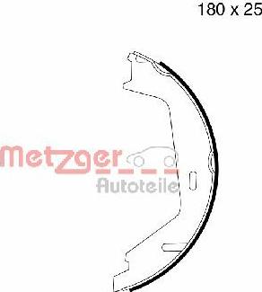 Metzger MG 998 - Комплект тормозов, ручник, парковка autodif.ru