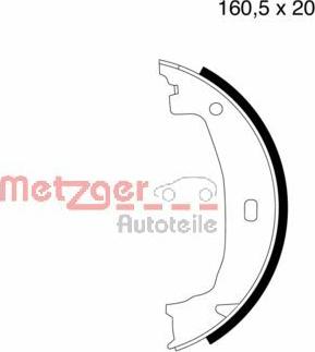 Metzger MG 780 - Комплект тормозов, ручник, парковка autodif.ru