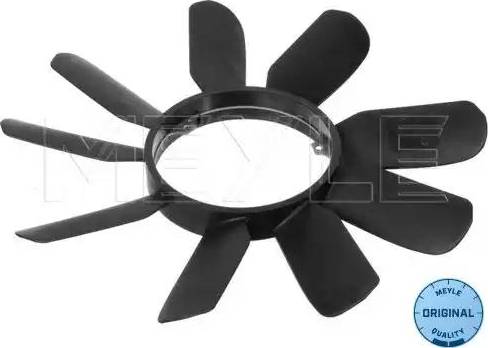 Meyle 014 020 0091 - Крыльчатка вентилятора, охлаждение двига autodif.ru