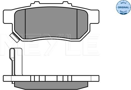 Meyle 025 217 3813/W - Комплект тормозных колодок, дисковый тормоз HONDA CRX III (03/92-12/98) , Civic V (10/91-02/01) , Ci autodif.ru