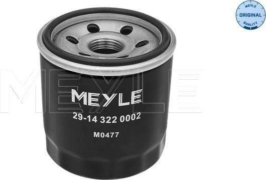 Meyle 29-14 322 0002 - Масляный фильтр autodif.ru
