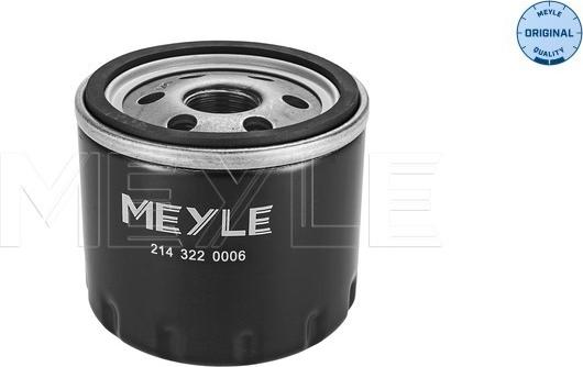 Meyle 214 322 0006 - Масляный фильтр autodif.ru