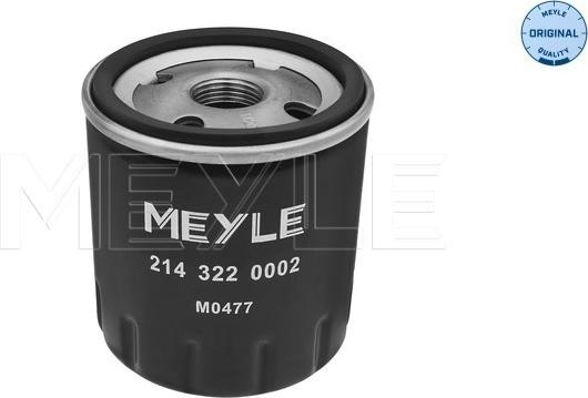 Meyle 214 322 0002 - Масляный фильтр autodif.ru