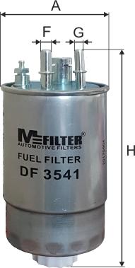 Mfilter DF 3541 - DF 3541 Фильтр топливный autodif.ru