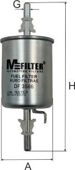 Mfilter DF 3566 - Топливный фильтр autodif.ru