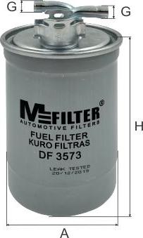 Mfilter DF 3573 - Топливный фильтр autodif.ru