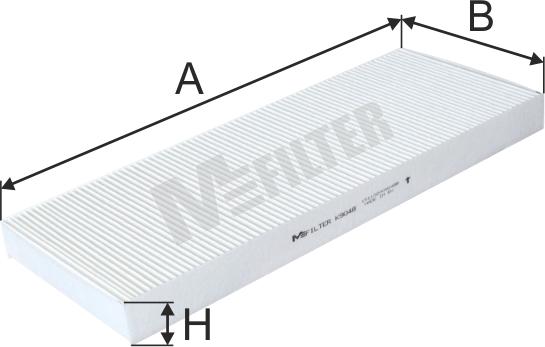 Mfilter K 9048 - Фильтр воздуха в салоне autodif.ru