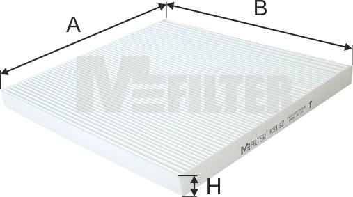 Mfilter K 9182 - Фильтр воздуха в салоне autodif.ru