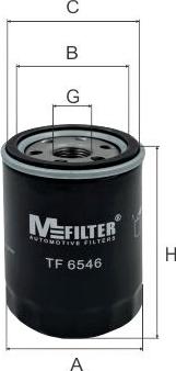 Mfilter TF 6546 - Масляный фильтр autodif.ru