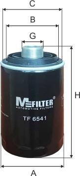 Mfilter TF 6541 - Масляный фильтр autodif.ru