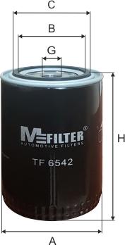 Mfilter TF 6542 - Масляный фильтр autodif.ru