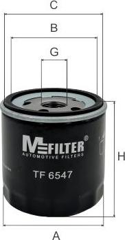 Mfilter TF 6547 - Масляный фильтр autodif.ru