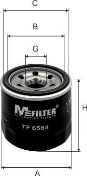 Mfilter TF 6564 - Масляный фильтр autodif.ru