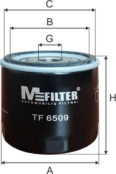 Mfilter TF 6509 - Масляный фильтр autodif.ru