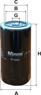 Mfilter TF 6502 - Масляный фильтр autodif.ru