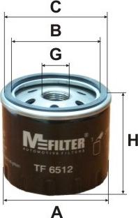 Mfilter TF 6512 - Масляный фильтр autodif.ru