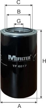 Mfilter TF 6517 - Масляный фильтр autodif.ru