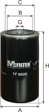 Mfilter TF 6525 - Масляный фильтр autodif.ru