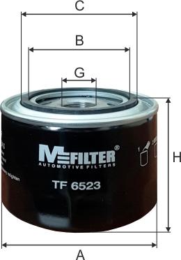 Mfilter TF 6523 - Масляный фильтр autodif.ru