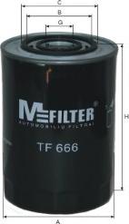 Mfilter TF 666 - Масляный фильтр autodif.ru
