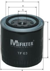 Mfilter TF 63 - Масляный фильтр autodif.ru