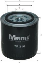 Mfilter TF 316 - Масляный фильтр autodif.ru