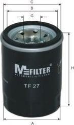 Mfilter TF 27 - Масляный фильтр autodif.ru