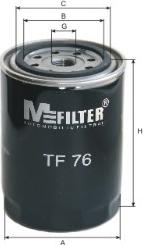 Mfilter TF 76 - Масляный фильтр autodif.ru