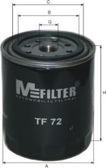 Mfilter TF 72 - Масляный фильтр autodif.ru