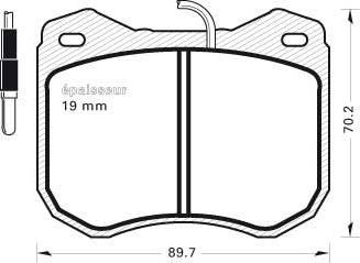 Stellox 000 132-SX - Тормозные колодки, дисковые, комплект autodif.ru