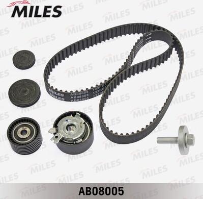 Miles AB08005 - Комплект зубчатого ремня ГРМ autodif.ru