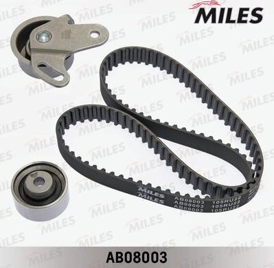 Miles AB08003 - Комплект зубчатого ремня ГРМ autodif.ru