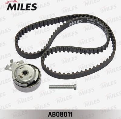 Miles AB08011 - Комплект зубчатого ремня ГРМ autodif.ru