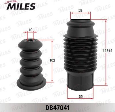 Miles DB47041 - Пылезащитный комплект, амортизатор autodif.ru