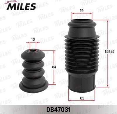 Miles DB47031 - Пылезащитный комплект, амортизатор autodif.ru