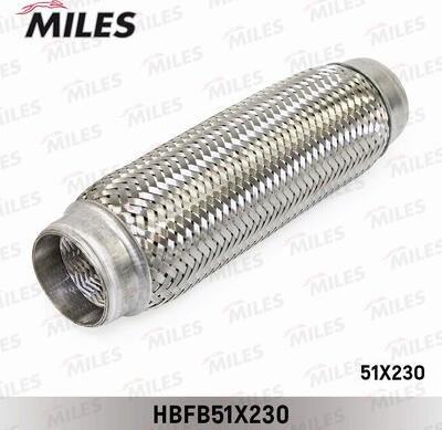 Miles HBFB51X230 - Труба гофрированная с внутренним плетением 51230 51230 autodif.ru
