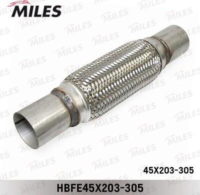 Miles HBFE45X203-305 - Гофрированная труба, выхлопная система autodif.ru