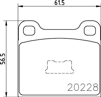 Mintex MDB1081 - Тормозные колодки, дисковые, комплект autodif.ru