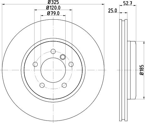 Mintex MDC1403C - Тормозной диск autodif.ru