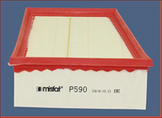 MISFAT P590 - Воздушный фильтр, двигатель autodif.ru