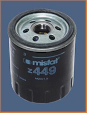 MISFAT Z449 - Масляный фильтр autodif.ru