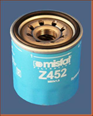 MISFAT Z452 - Масляный фильтр autodif.ru