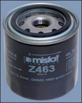 MISFAT Z463 - Масляный фильтр autodif.ru