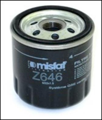 MISFAT Z646 - Масляный фильтр autodif.ru