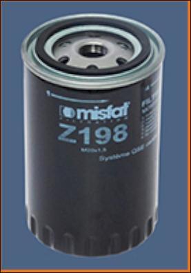 MISFAT Z198 - Масляный фильтр autodif.ru