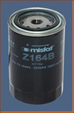 MISFAT Z164B - Масляный фильтр autodif.ru
