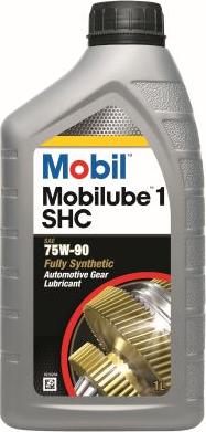 Mobil 149618 - Масло трансмиссионное MOBIL Mobilube 1 SHC 75W-90 синтетическое 1 л 149618 autodif.ru