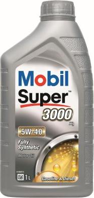 Mobil 150012 - Mobil Super 3000 X1 5W40 (1L) масло мотор.! синт\API SM/SN,ACEA B3/B4/A3, MB 229.3, VW 502 00/505 00 autodif.ru